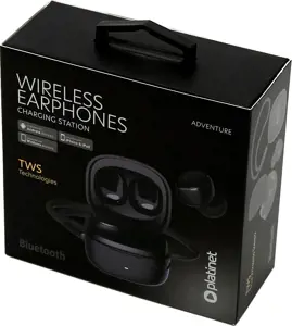 Platinet belaidės ausinės PM1001B TWS, juodos (45923)