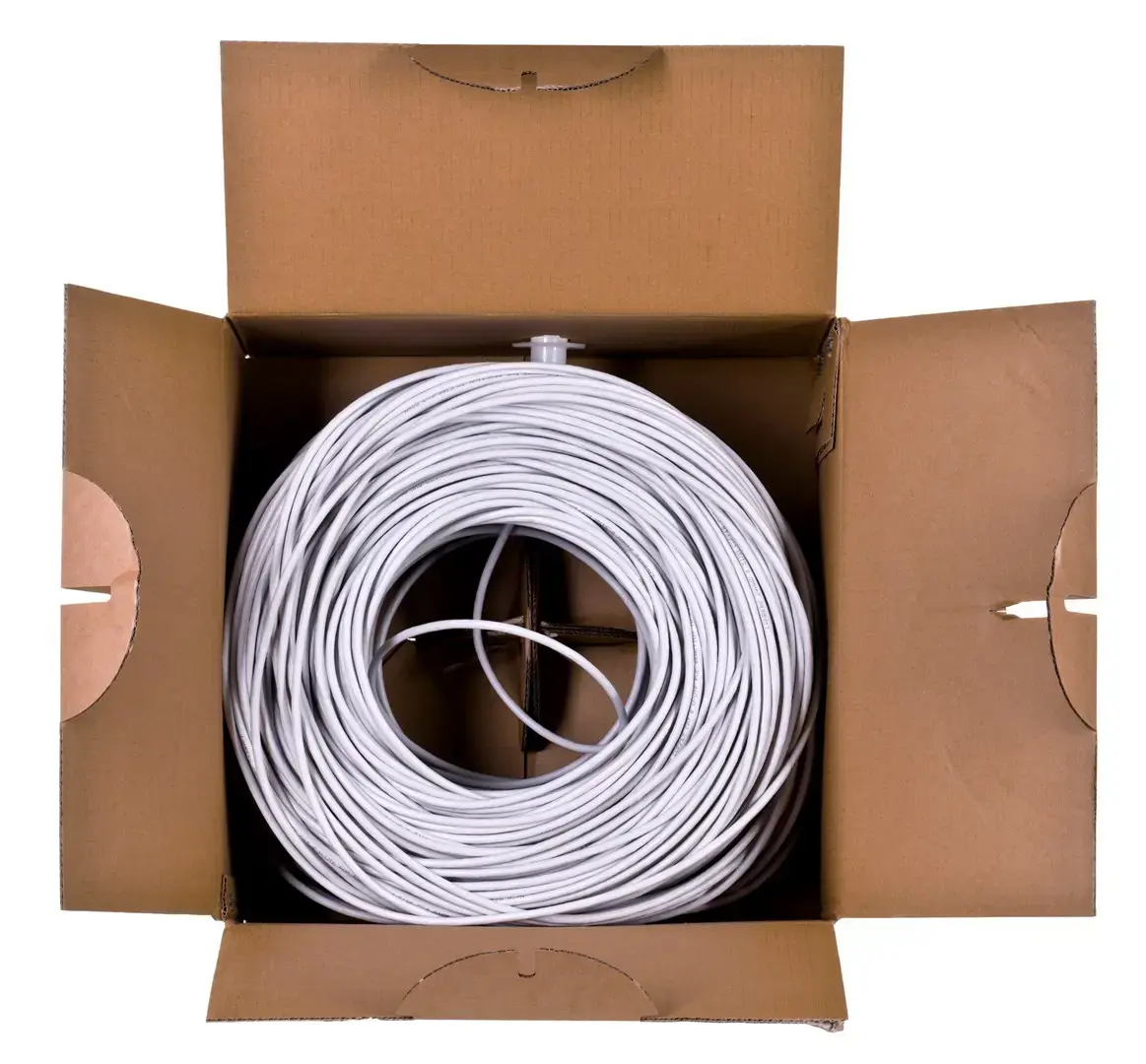 LANBERG LAN cable UTP cat.6 305m solid CU fluke passed