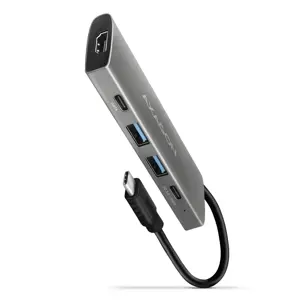AXAGON Multi-port USB-C 10Gbps hub, 13cm | HMC-5G21