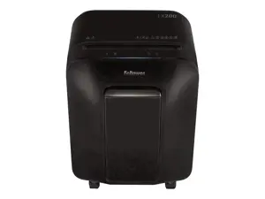 "Fellowes Powershred LX200", 4 x 12 mm, 22 l, jutiklinis, 4 ratukai, 2000 mm/min, 12 lapų