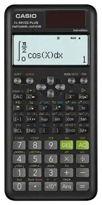CASIO MOKSLINIS SKAIČIUOTUVAS FX 991ES PLUS 2 JUODAS, 12 SKAITMENŲ EKRANAS