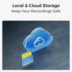 Reolink Argus Series B320 with Solar Panel - 3MP Outdoor Battery-Powered Security Camera with Person/Vehicle Detection, Two-Way Audio, IP security camera, Indoor & outdoor, Wireless, Wall, White, Bullet