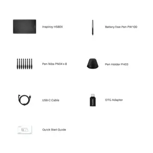 "Huion Inspiroy H580X" grafinė planšetė