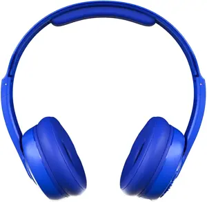 "Skullcandy" belaidės ausinės Cassette Wireless/Wired, On-Ear, mikrofonas, 3,5 mm, "Bluetooth", mėlynos spalvos