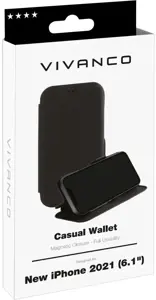 "Vivanco" dėklas "Casual Wallet" Apple iPhone 13 Pro (62883)