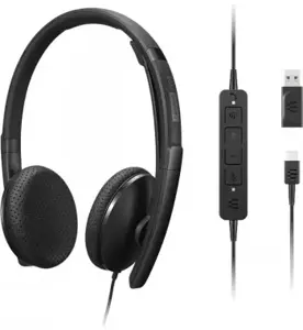 Lenovo 4XD1M45626, Wired, 20 - 20000 Hz, 137 g, Headset, Black