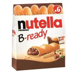 NUTELLA batonėlis B-ready T6, 132g