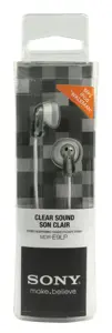 "Sony MDR-E9LP", laidinės, 18 - 22000 Hz, muzikinės, 6 g, ausinės, pilkos, baltos spalvos