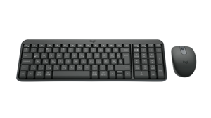 Logitech MK250 Compact Combo Belaidė klaviatūra + Pelė, Bluetooth, US Int, Graphite