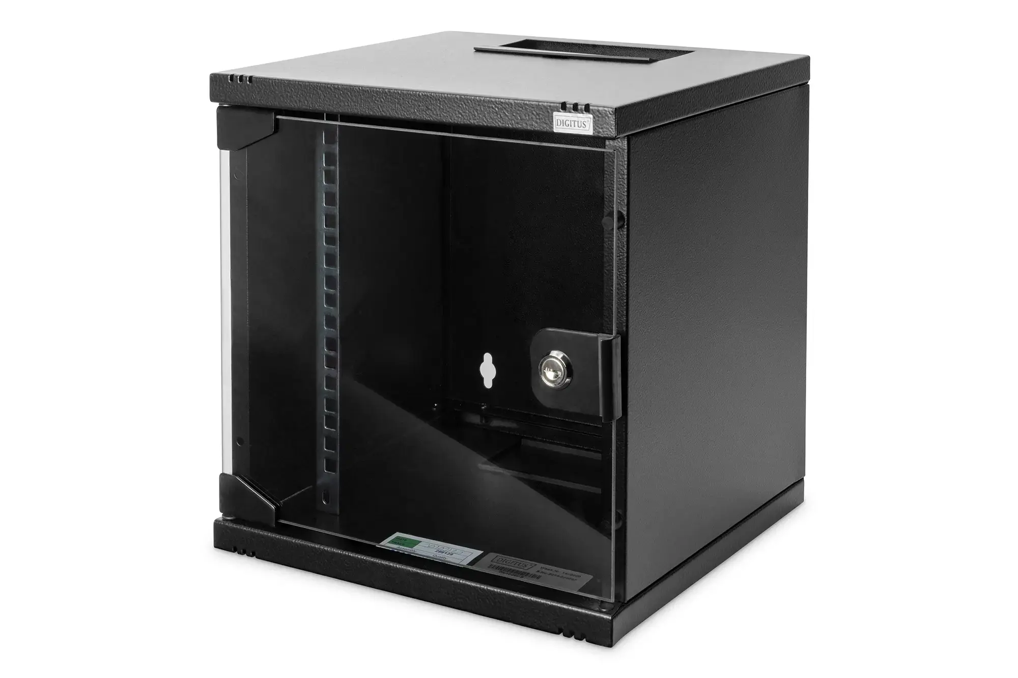 "Digitus" sieninė montavimo spintelė .DN-10-06U-B Black