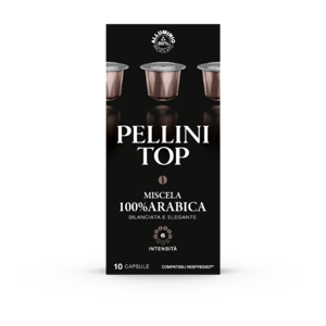 Kavos kapsulės PELLINI Top, 10x5,5g