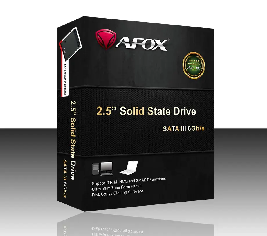 SSD diskas AFOX SD250-1000GQN 1000 GB, 2.5", Serial ATA III