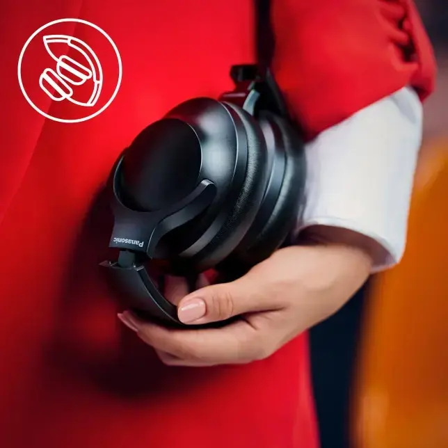 Panasonic wireless headset RB-HX330BDEK, black