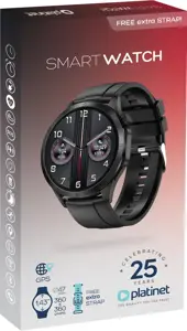 Platinet smartwatch PSMART20B, black (46113)