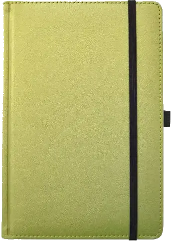 Kalendorius - užrašinė  UNIVERSAL BLACK EDITION, PU, A5, be datų, salotinė