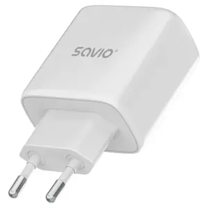 Savio LA-12 mobile device charger Universal White AC Fast charging Indoor