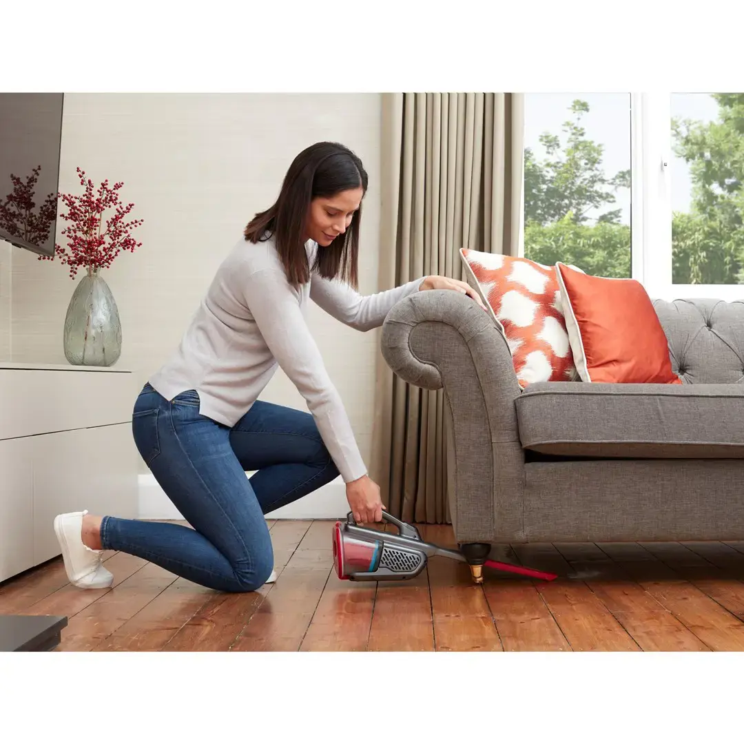"Black &amp; Decker Dustbuster" juodas, raudonas dulkių siurblys be maišelio