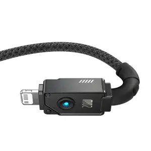 "Baseus" USB C-IP 20A greitojo įkrovimo kabelis, 1 m (juodas)