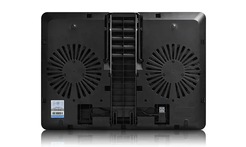 "DeepCool U PAL", 39,6 cm (15,6"), 2 vnt., 14 cm, 1,5 cm, 14 cm, 1,5 cm