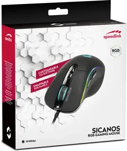 "Speedlink" pelė "Sicanos", juoda (SL-680013-BK)