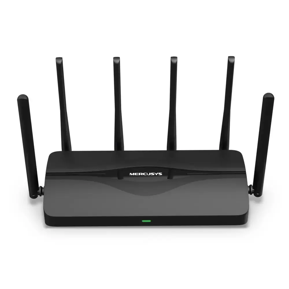 Wireless Router MERCUSYS Router IEEE 802.11a/b/g IEEE 802.11n IEEE 802.11ac IEEE 802.11ax 3x2.5GbE LAN \ WAN ports 1 Number of antennas 6 MR47BE
