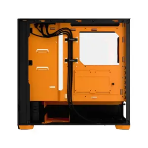 FRACTAL DESIGN "Pop Air" RGB oranžinis šerdis TG skaidrus atspalvis