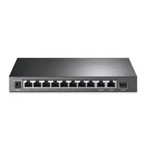 "TP-Link" 8 prievadų 10/100Mbps + 3 prievadų Gigabitinis stalinis komutatorius su 8 prievadais PoE+, nevaldomas, Fast Ethernet (10/100), maitinimas per Ethernet (PoE)