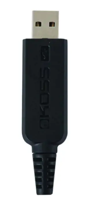 "Koss" žaidimų ausinės SB45 USB laidinės, "On-Ear", mikrofonas, A tipo USB, triukšmo slopinimas, sidabrinės/juodos spalvos