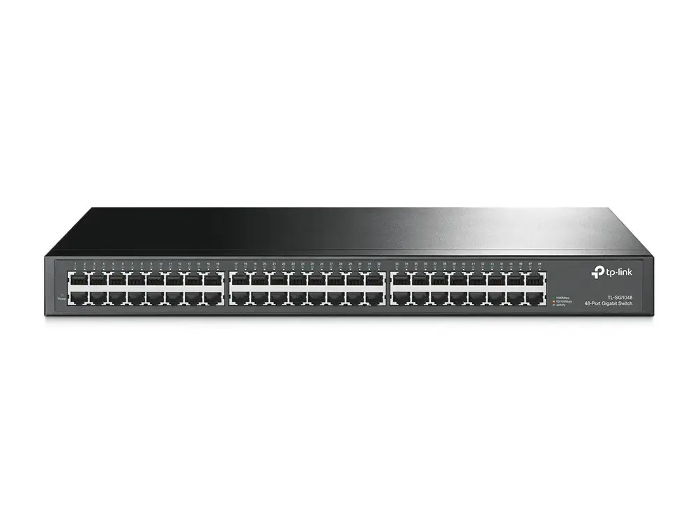 TP-Link TL-SG1048 Unmanaged Gigabit Ethernet (10/100/1000) 1U Black