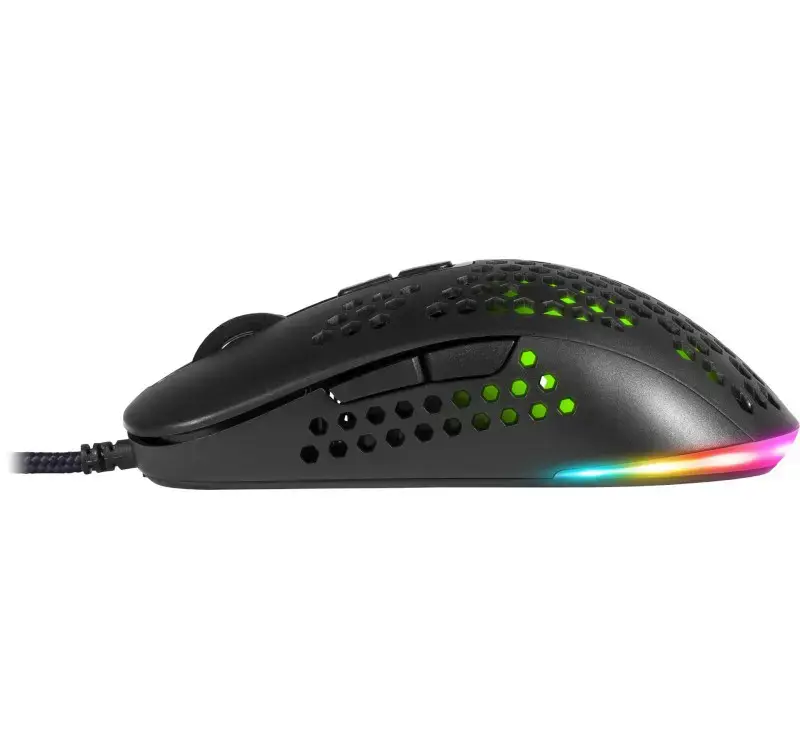 Žaidimų, optinė, laidinė pelė DEFENDER GM-620L SHEPARD 12800dpi 7P RGB