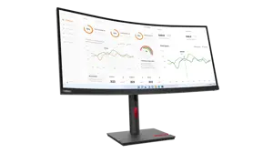 Lenovo ThinkVision T34w-30, 86,4 cm (34"), 3440 x 1440 taškų, "Wide Quad HD", LED, 6 ms, juoda