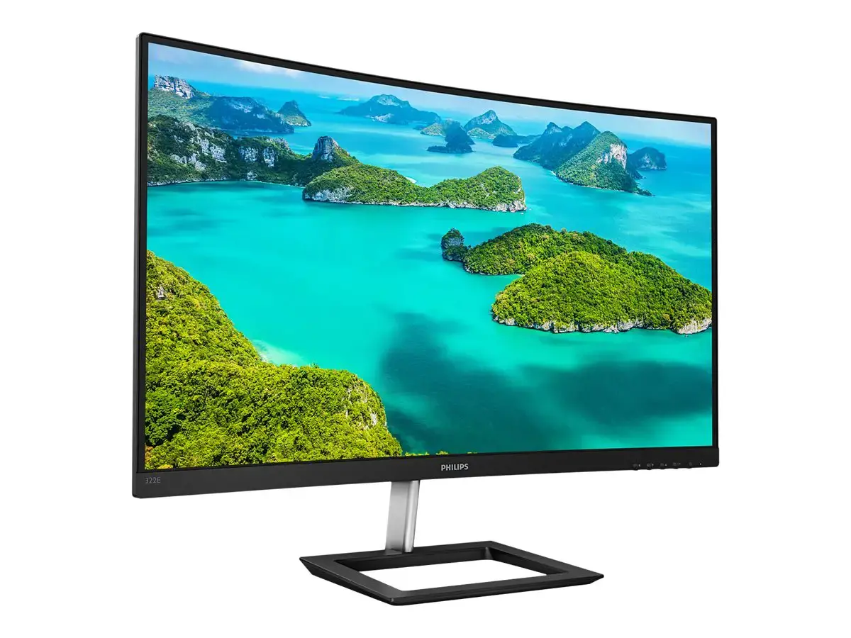 Monitorius Philips E Line 322E1C/00, 80 cm (31.5"), 1920 x 1080 pixels, Full HD, LCD, 4 ms, Black