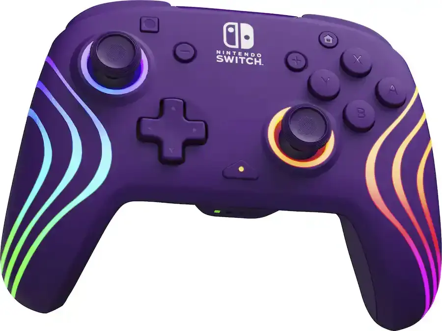 PDP wireless controller Afterglow Wave Nintendo Switch, purple