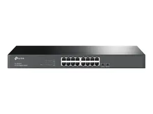 "TP-Link" 16 prievadų "Gigabit" tinklo komutatorius, nevaldomas, "Gigabit Ethernet" (10/100/1000), dvipusis duomenų perdavimas, montuojamas į stovą, 1U