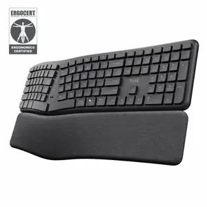 Trust Keyra Ergonomic multidevice wireless keyboard