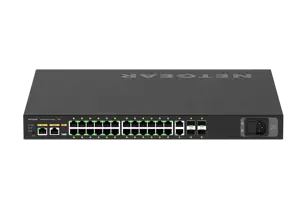 NETGEAR AV Line M4250-26G4XF-PoE+ 24x1G PoE+ 480W 2x1G ir 4xSFP+ valdomas komutatorius