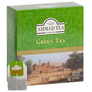 Žalioji arbata AHMAD GREEN TEA, maišeliuose, 100 vnt.