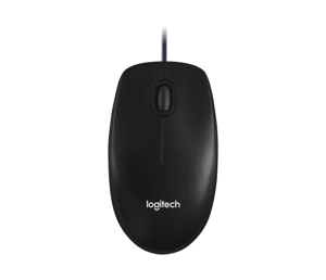 "Logitech" pelė M100, dvipusė, optinė, A tipo USB, 1000 DPI, juoda