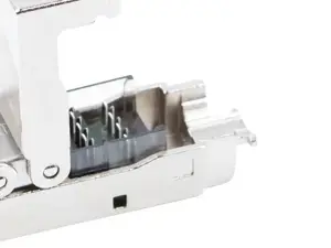 LANBERG 2x RJ-45 FTP kat. 6A kištukas 8P8C adapteris be įrankių