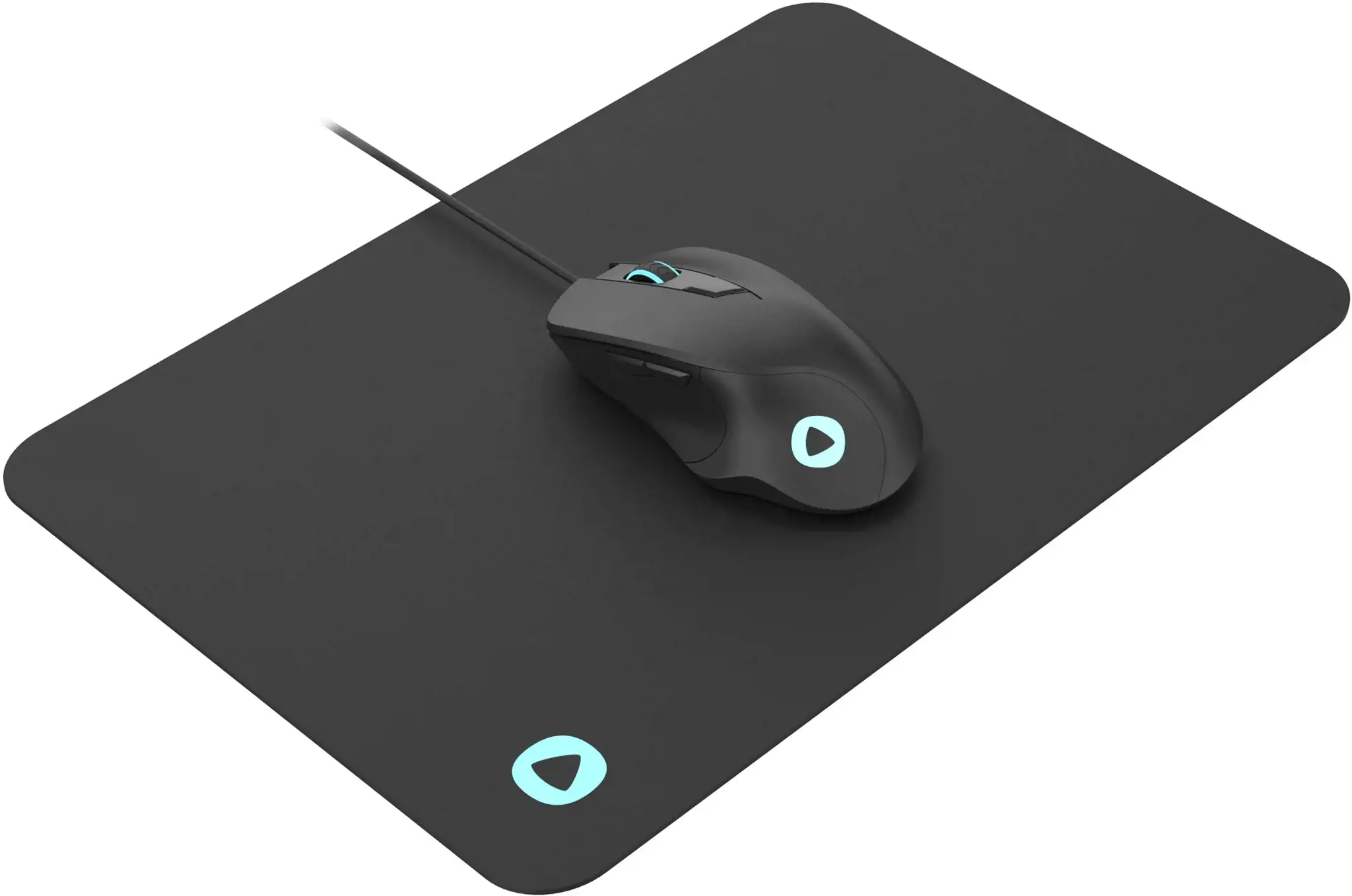 Platinet pelė PMOM010 + pelės kilimėlis, juoda (45571)