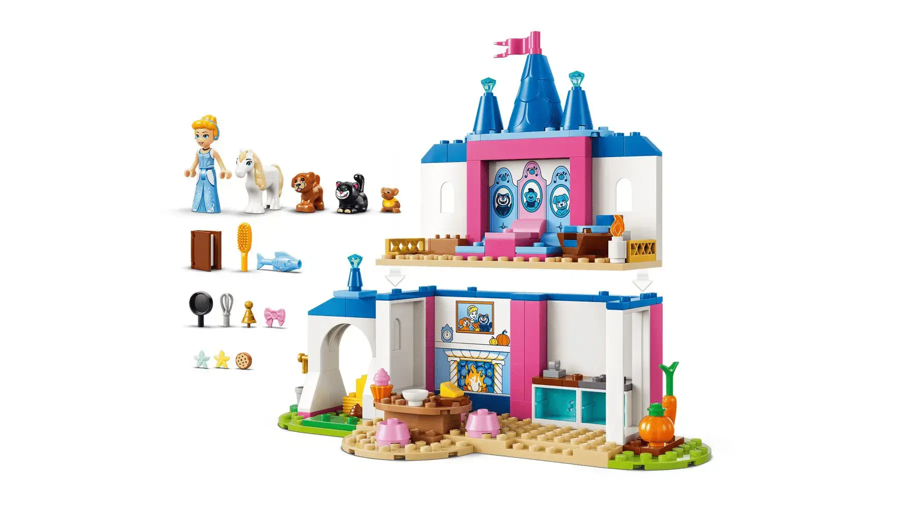 LEGO DISNEY 43283 Cinderella Animal Friends Castle