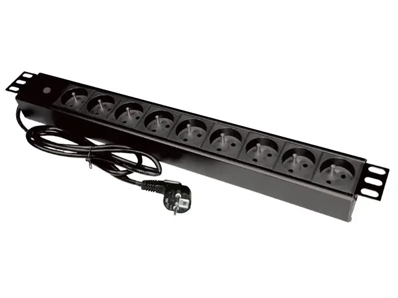 A-LAN PZ09 maitinimo juosta (9 x UTE; 16 A (3680 W); 1,8 m; juoda)