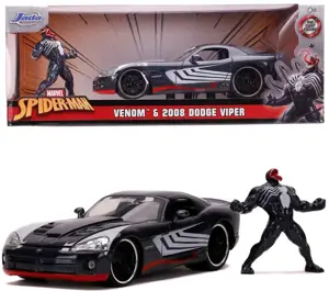 JADA Marvel automobilis Venom 2008 Dodge Viper figūrėlė 1:24