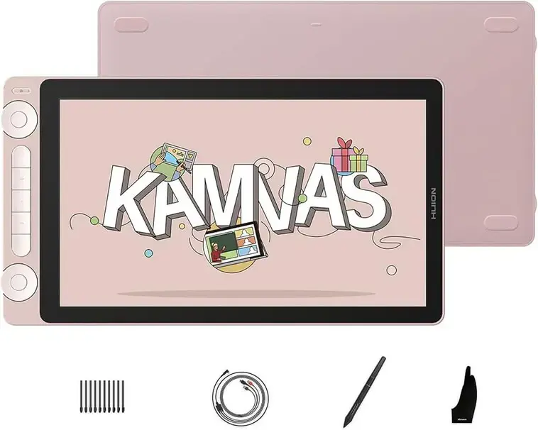 HUION Kamvas 13 graphic tablet Pink 5080 lpi 293.76 x 165.24 mm USB