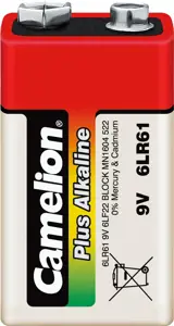 Camelion 9V/6LR61, Plus Alkaline 6LR61, 1 vnt.