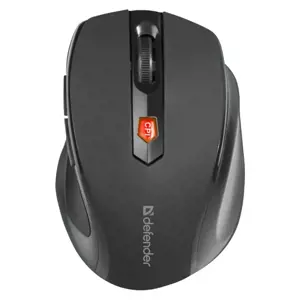 DEFENDER PELĖ ULTRA MM-315 RF JUODA OPTINĖ 1600DPI 6P 52315