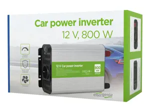 GEMBIRD EG-PWC800-01 12 V automobilinis elektros energijos keitiklis 800 W