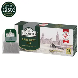 Arbata AHMAD EARL GREY, maišeliuose 25vnt x 2g