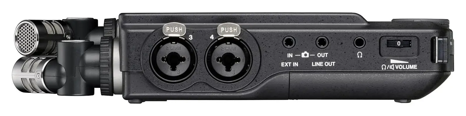 "Tascam Portacapture X8" - nešiojamasis, didelės skiriamosios gebos daugiapakopis įrašymo įrenginys