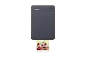 Canon SELPHY QX20 BK, Dye-sublimation, 287 x 287 DPI, 2.8" x 3.3" (7.2x8.5cm), Wi-Fi, Direct printing, Black